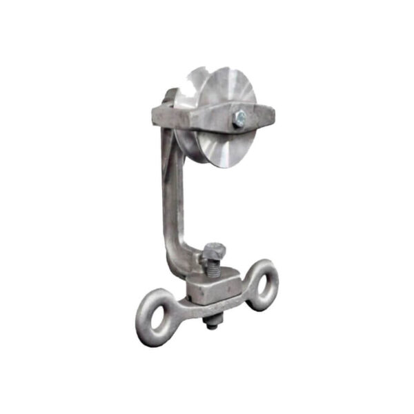 Carretilha para puxamento dos condutores fase